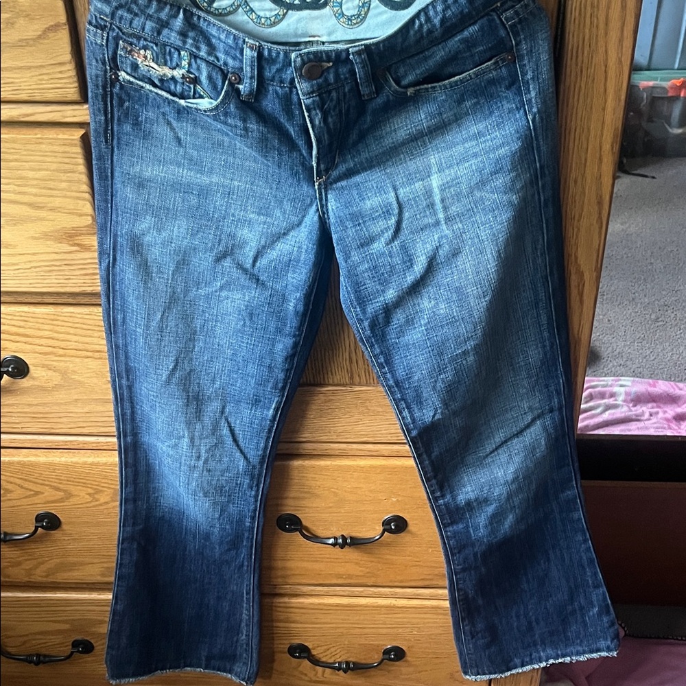 Joe's Jeans Dark Blue Flare & Wide Leg